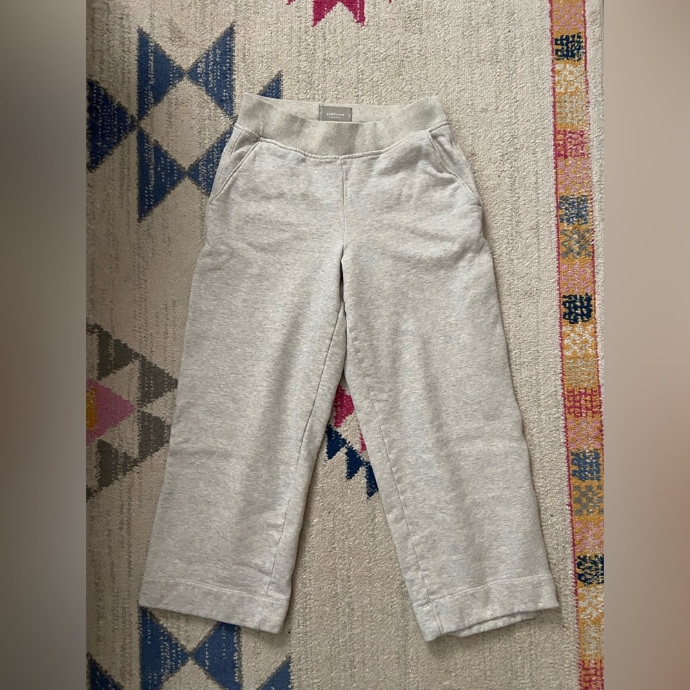 Everlane Gray Crop Sweatpants Small